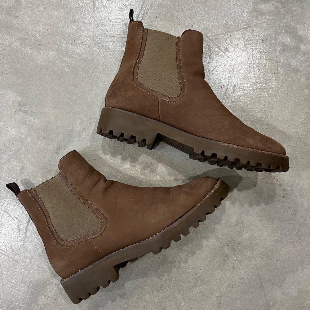 Brown Suede Thursday Boots Size 8